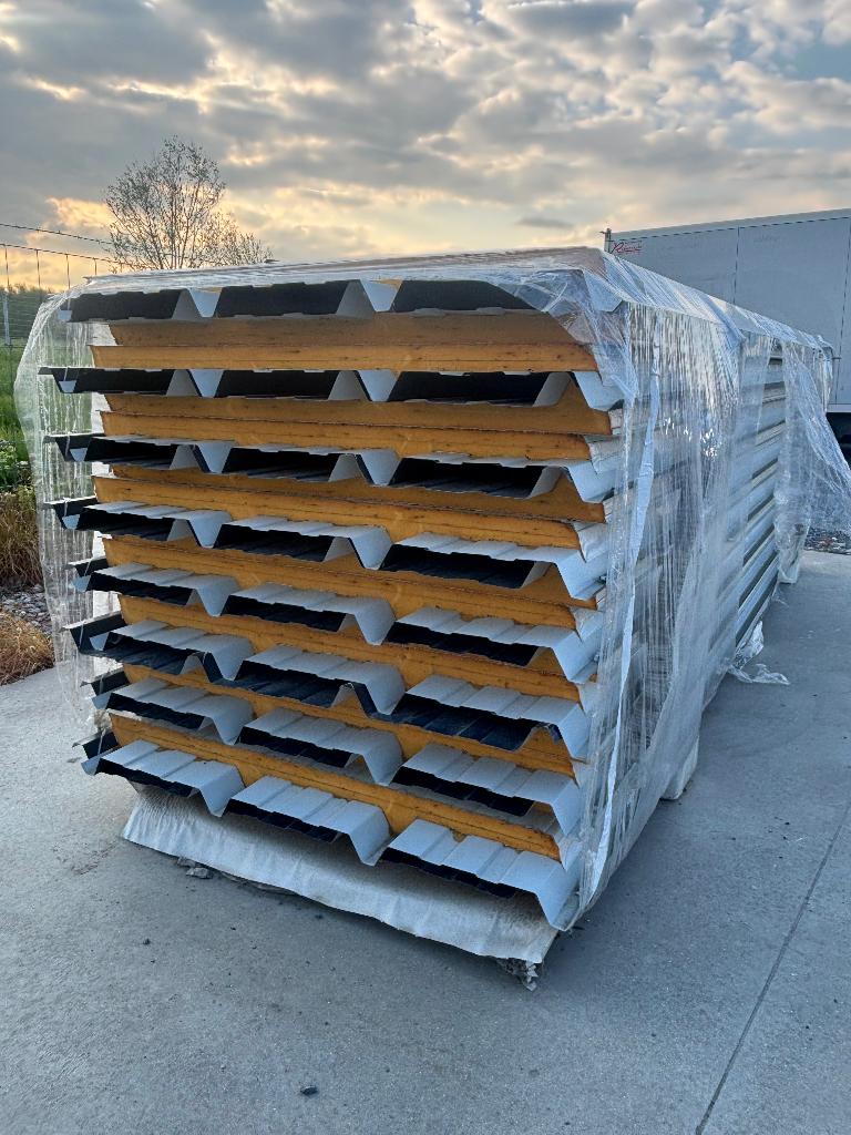 Sandwichpanelen - isolatiepanelen, Doe-het-zelf en Bouw, Isolatie en Afdichting, 4 tot 8 cm, Zo goed als nieuw, Hardschuim (Pir)