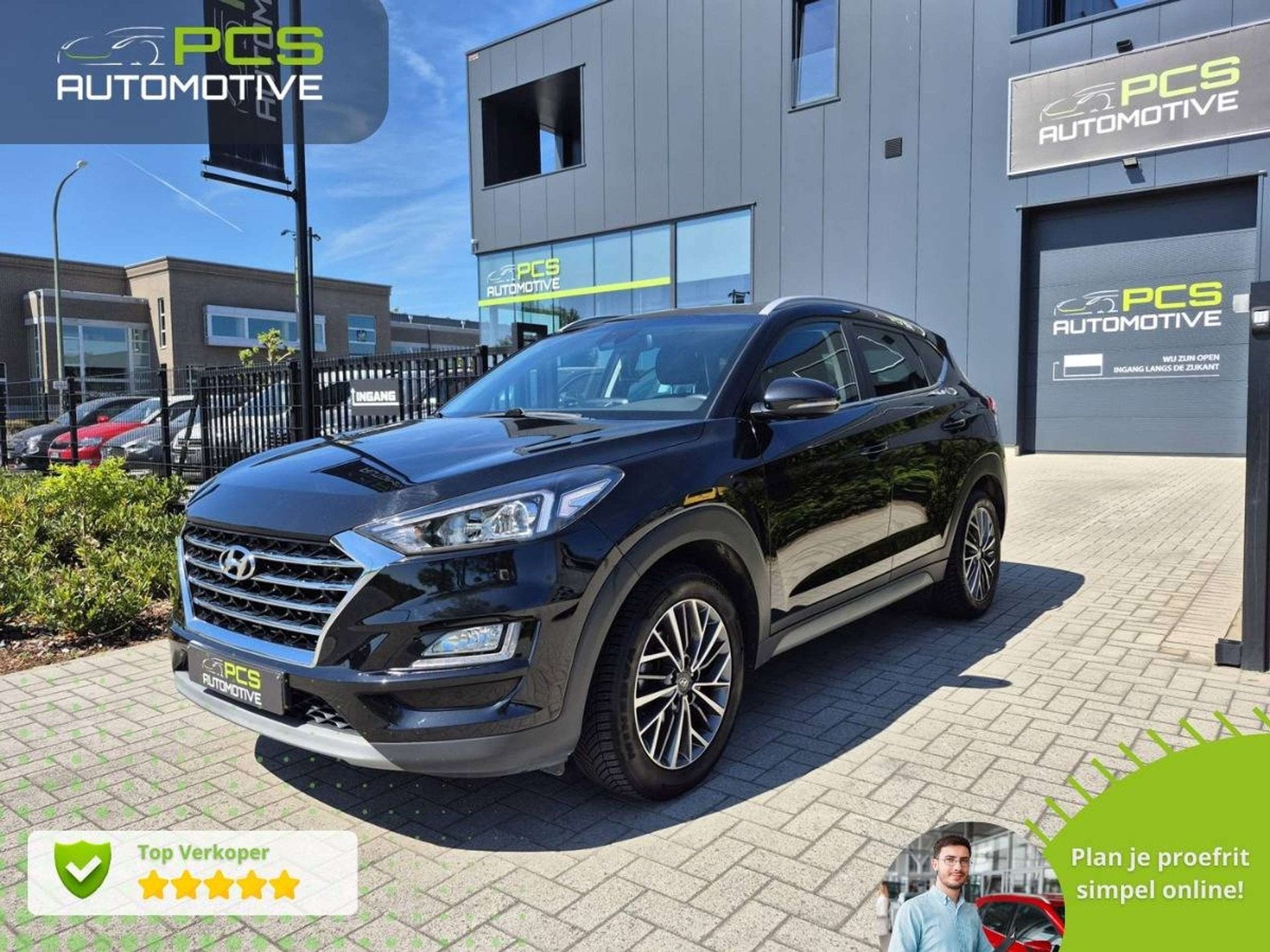 Hyundai TUCSON CRDi / 1.6 Diesel / Automaat / 136 pk / 2019, Auto's, Gebruikt, 4 cilinders, 136 pk, Zwart