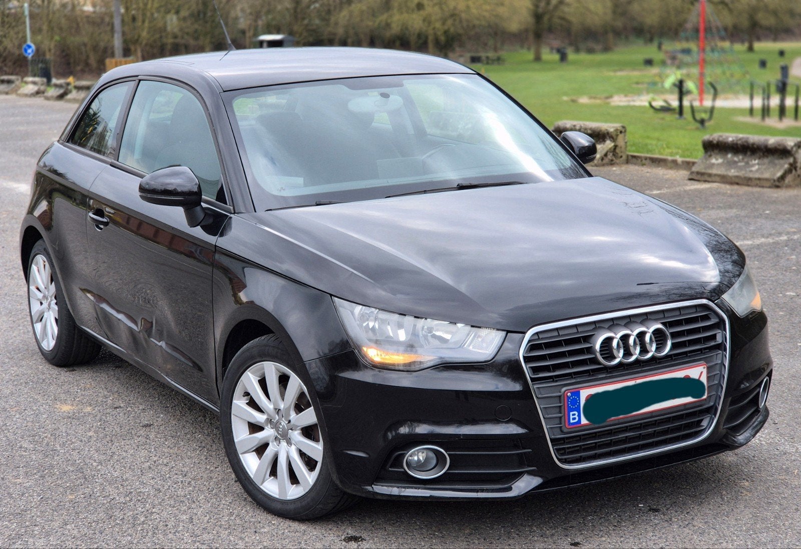 audi A1 16tdi 2010.130mkm 1prop gps clima ctok 5500€, Euro 5, A1, Boîte manuelle, Noir