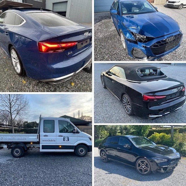 Aan en Verkoop van Jonge schadevoertuigen, Auto diversen, Ongevalwagen, BMW, Benzine, Berline, Ophalen