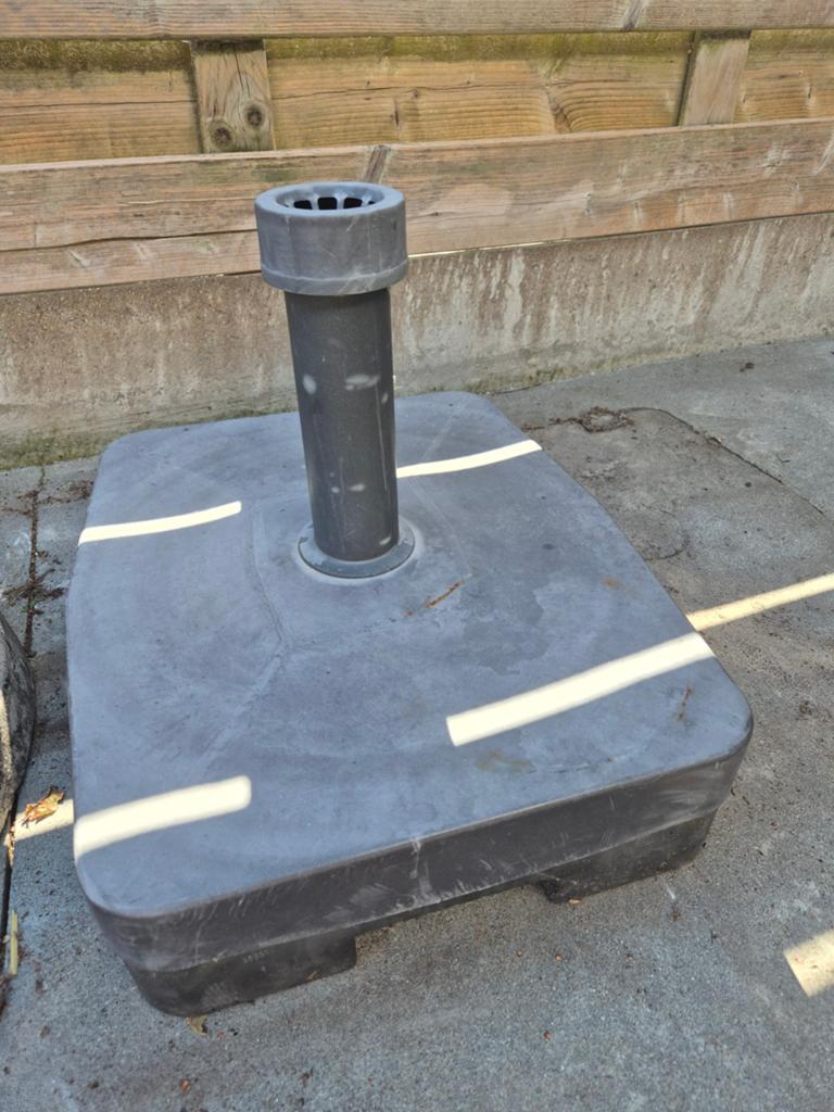 Zware parasolvoet 30 kg, Tuin en Terras, Parasols, Ophalen, Parasolvoet