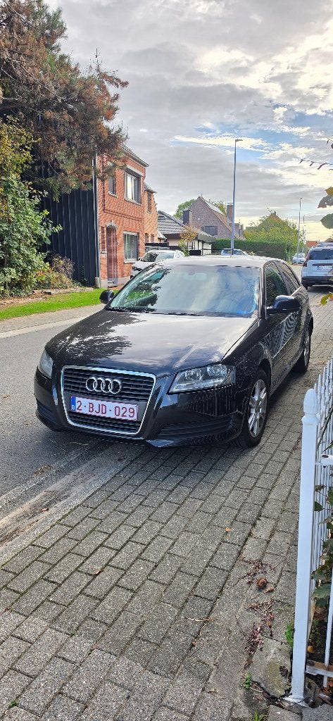 Audi A3, Auto's, Automaat, Zwart, 4 cilinders, Zwart