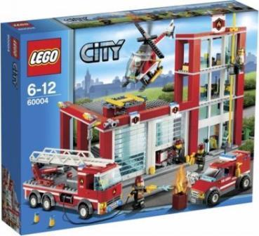 Lego 60004 Brandweerkazerne SPLINTERNIEUW Elders tot 300€ !!, Kinderen en Baby's, Ophalen, City, Lego, Nieuw