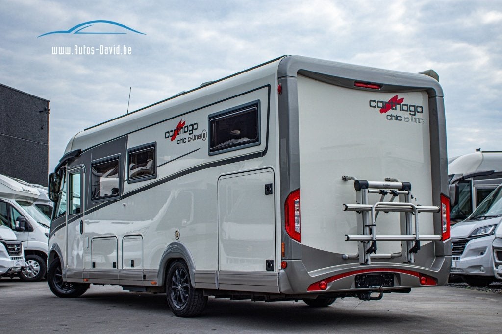 Carthago Chic C-Line I 4.8 Fiat Ducato 2.3 Aut. 4 lits, Caravanes & Camping, Jusqu'à 4, Fiat, Réfrigérateur, Intégral