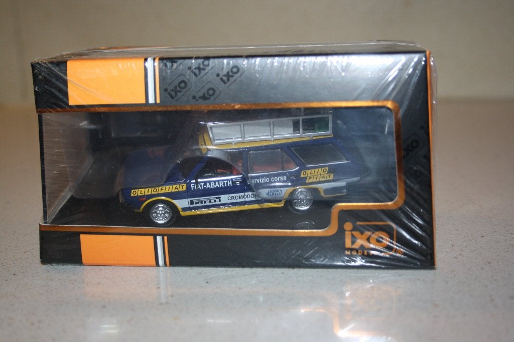 1:43 Ixo Fiat 131 Panorama1975 rally assistance., Ophalen of Verzenden, Nieuw, Auto