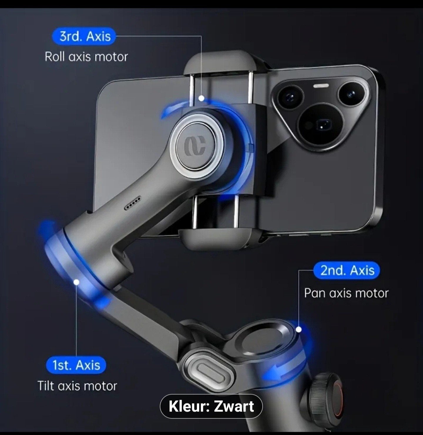 Smart elektrische gimbal voor gsm. Nieuw., Ophalen