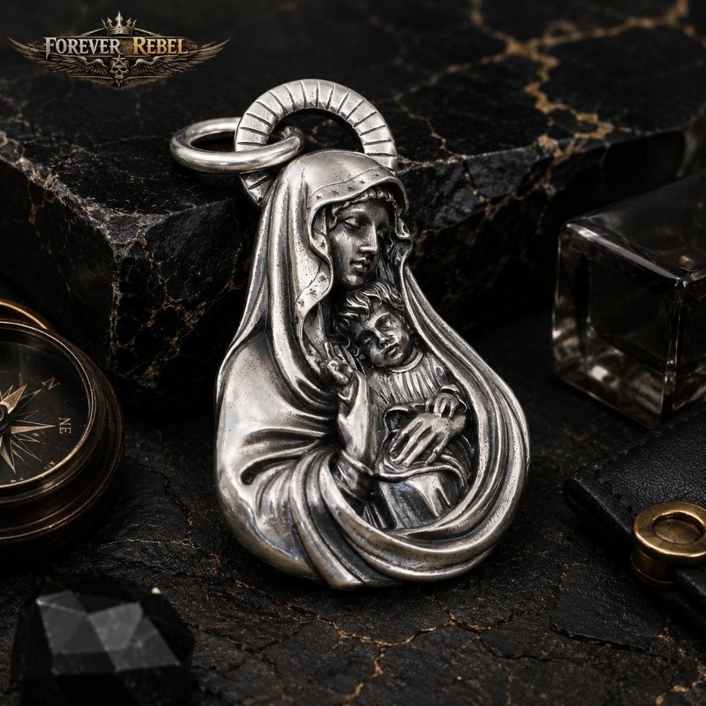 Mother of Mercy - 925 Zilver, Verzenden, Nieuw, Kruis of Symbool, Zilver