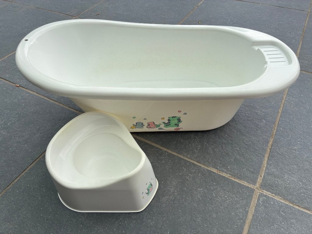 Babybadje en potje, Enlèvement, Utilisé, Baignoire, Bébé-jou