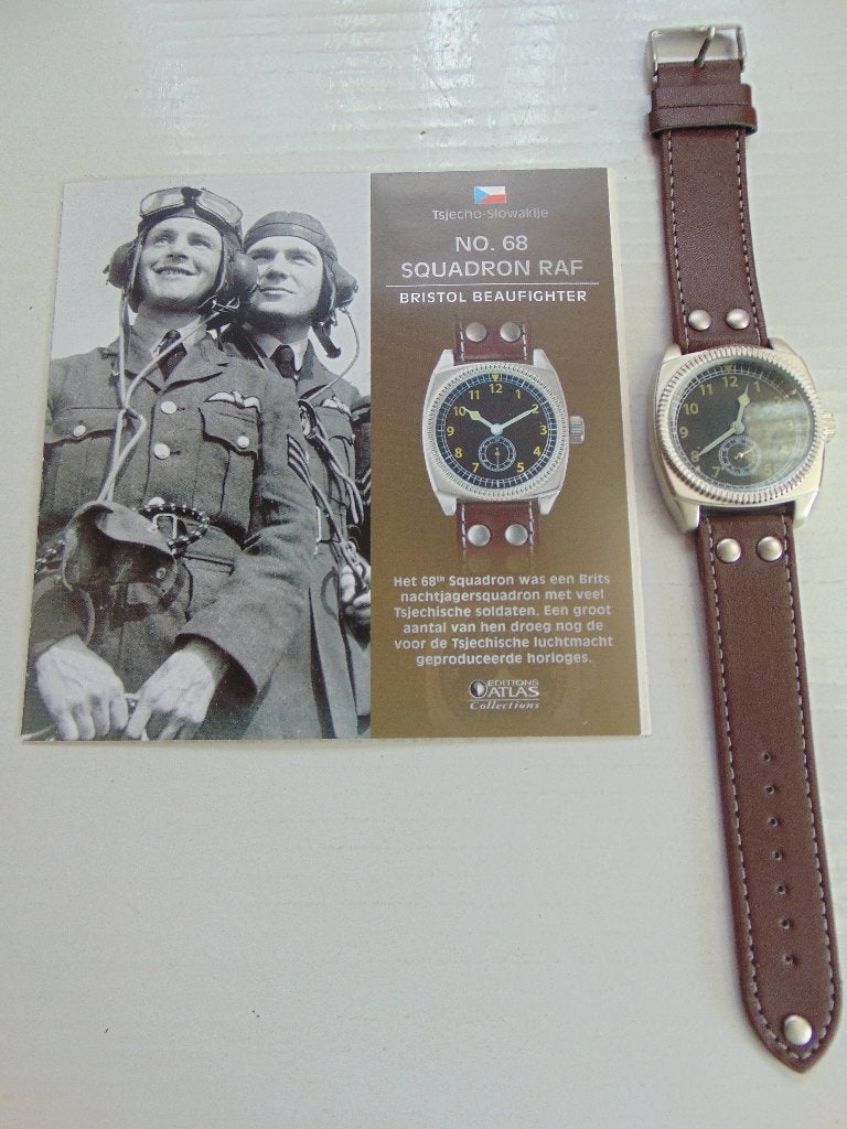 Montre de pilote Squadron No68 RAF Bristol Beaufighter WO.II, Bijoux, Sacs & Beauté, Montres | Hommes, Montre-bracelet, Autres marques