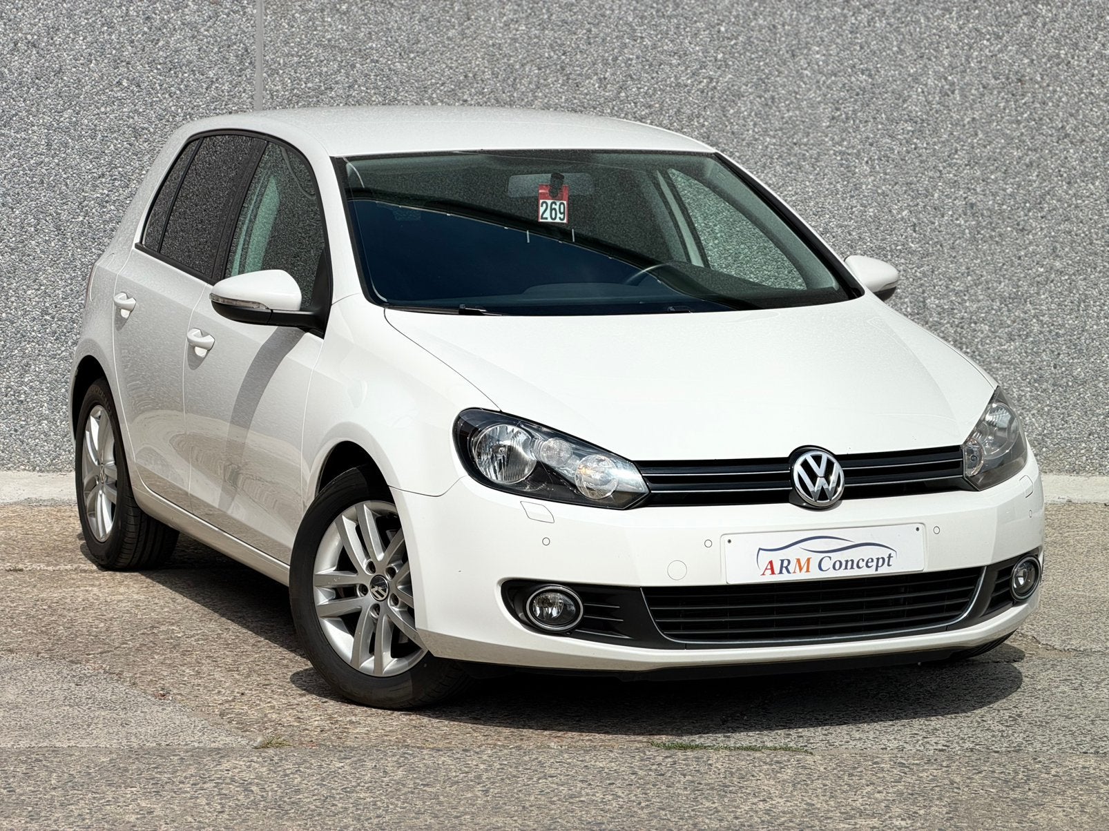 Vw golf 6 1.4 TSI Highline 08/2011 GARANTIE 12 mois, Auto's, Euro 5, Zwart, Alcantara, Wit