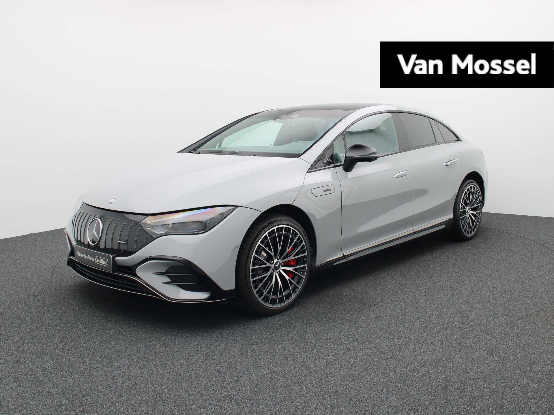 Mercedes-Benz EQE 53 4MATIC+ + NAPPA + BURMESTER + HYPERSCRE, Auto's, Automaat, Stof, 625 pk, 2450 kg