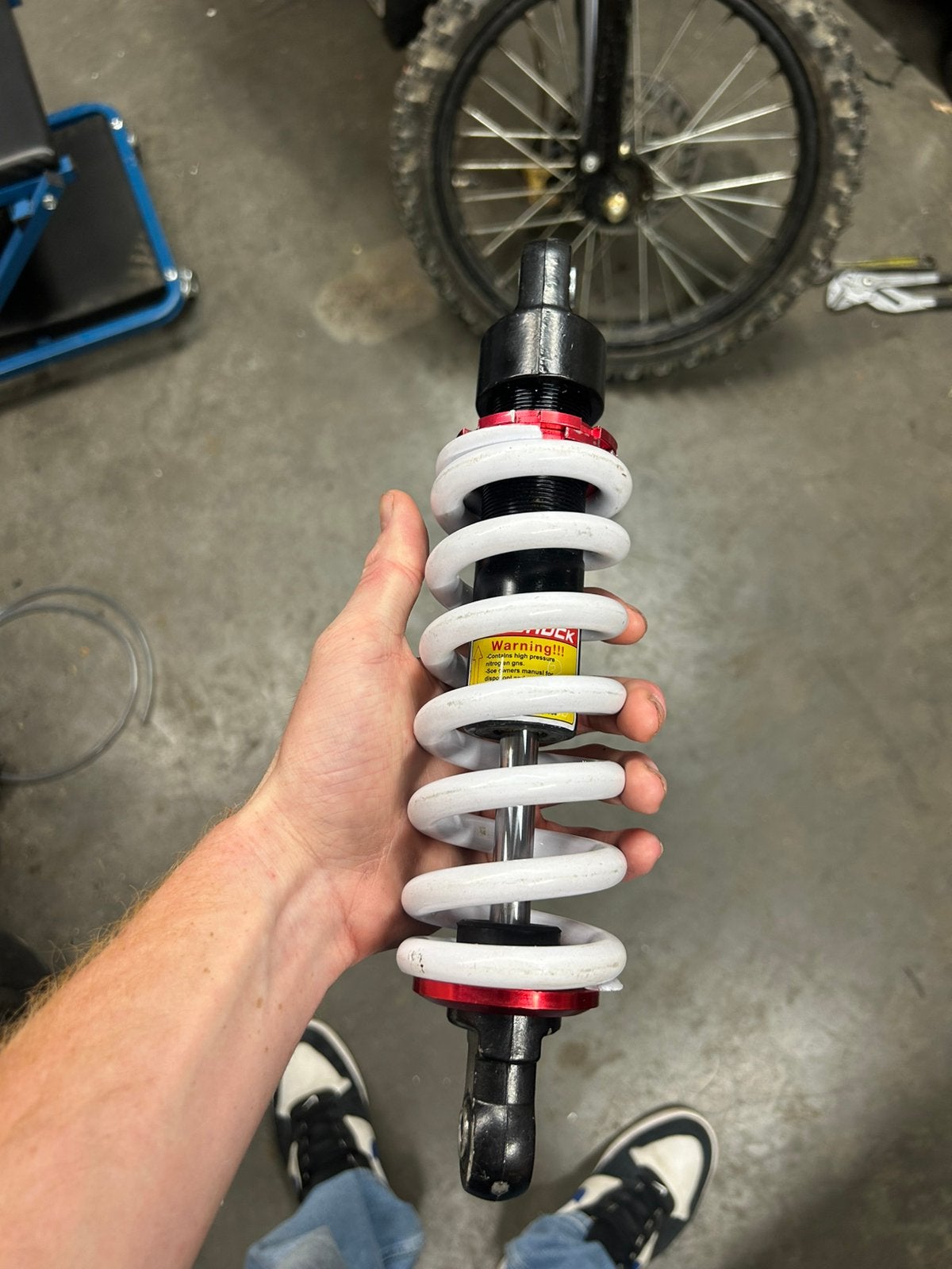 Pitbike achter veer 280mm, Fietsen en Brommers, Ophalen of Verzenden, Zo goed als nieuw, Frame