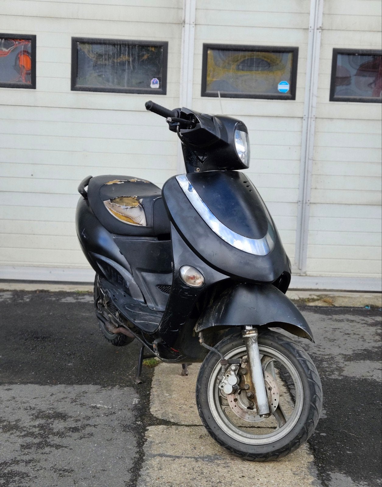 Lintex Jet 50cc 4 takt 10.371 km (sleutel) - Voor onderdelen, Fietsen en Brommers, Ophalen, Lintex, Gebruikt, Benzine