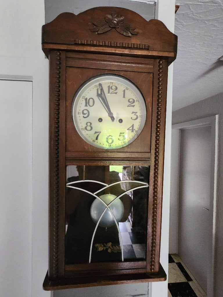 Wandklok antiek, Ophalen