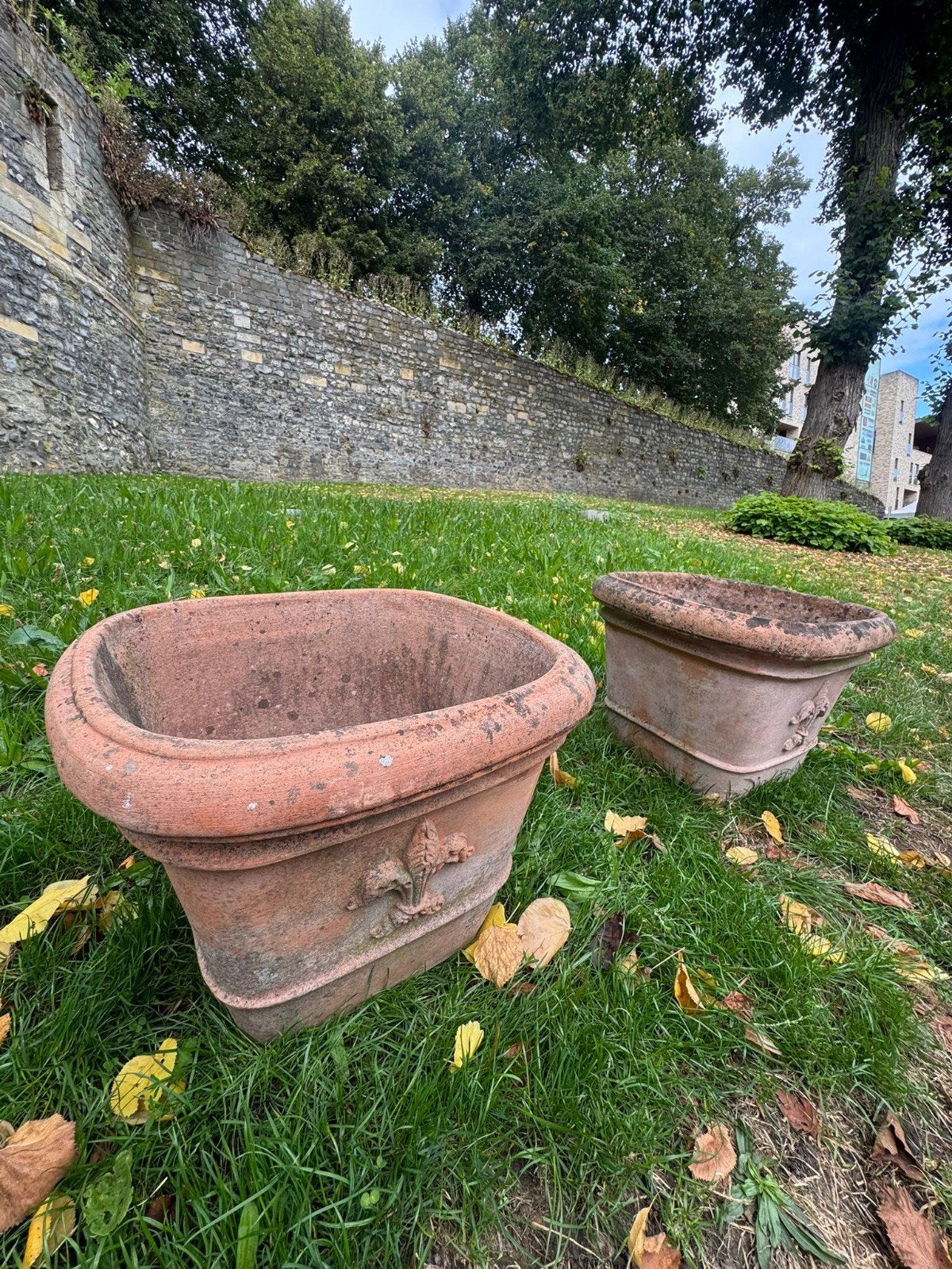 koppel terracotta bloempotten (inpruneta), Ophalen