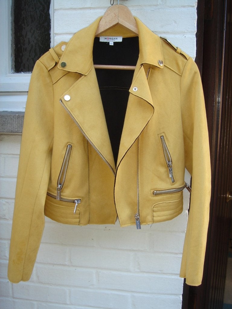 BLOUSON DAME MORGAN TAILLE 42  COMME NEUF, Vêtements | Femmes, Enlèvement, Comme neuf, Taille 38/40 (M), Jaune