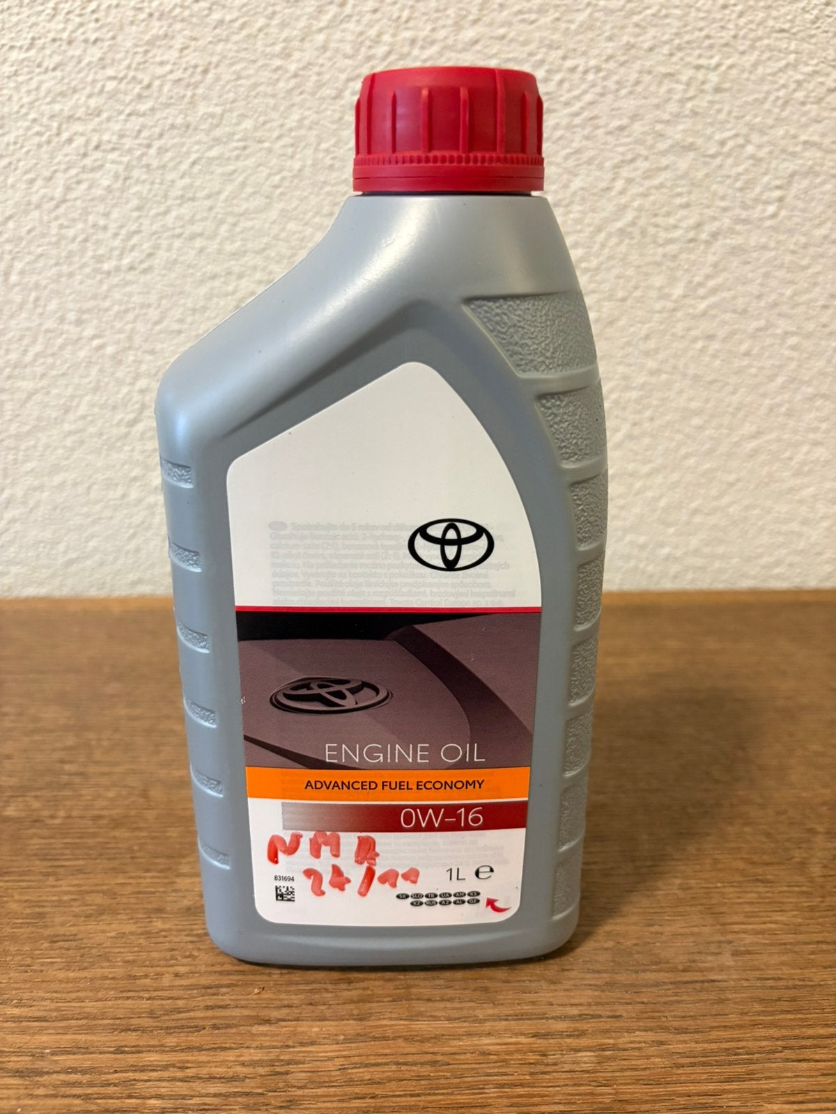Huile moteur Toyota 0W-16 1 litre, Enlèvement