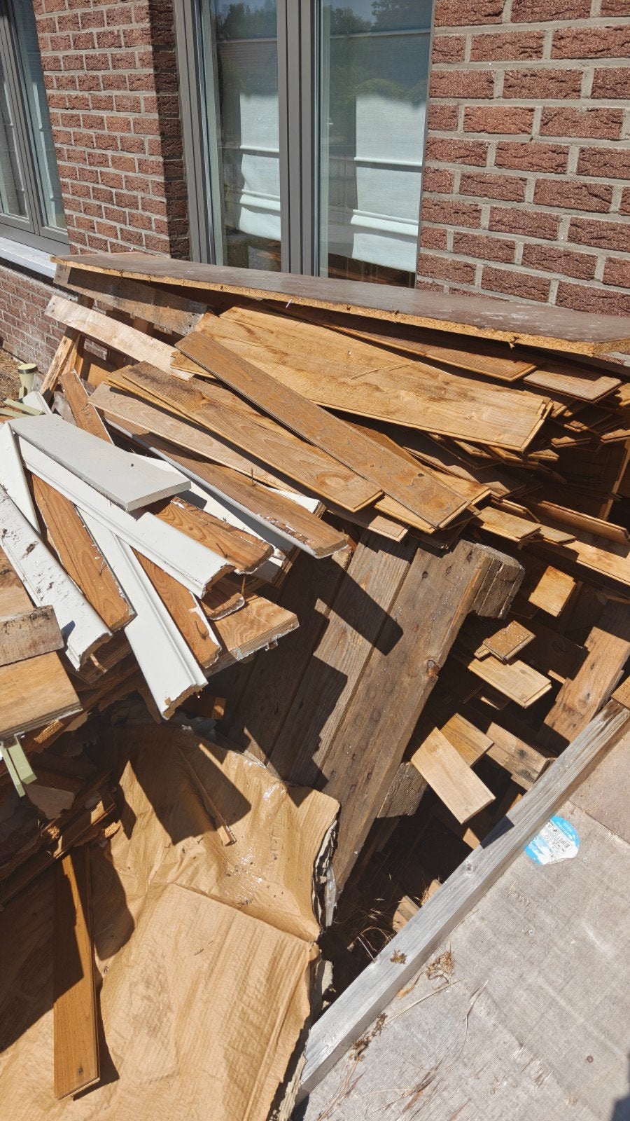 Gratis hout, Doe-het-zelf en Bouw, Ophalen
