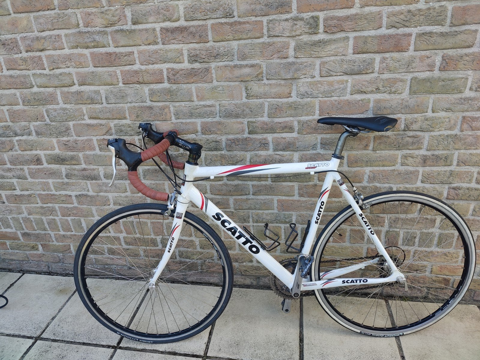 koersfiets Scatto maat 52, 28 inch, Gebruikt, Velgrem, 49 tot 53 cm