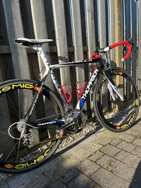 Koersfiets Thompson Capella m54 met velgremmen, Fietsen en Brommers, Fietsen | Racefietsen, Gebruikt, Carbon, Velgrem, 15 tot 20 versnellingen