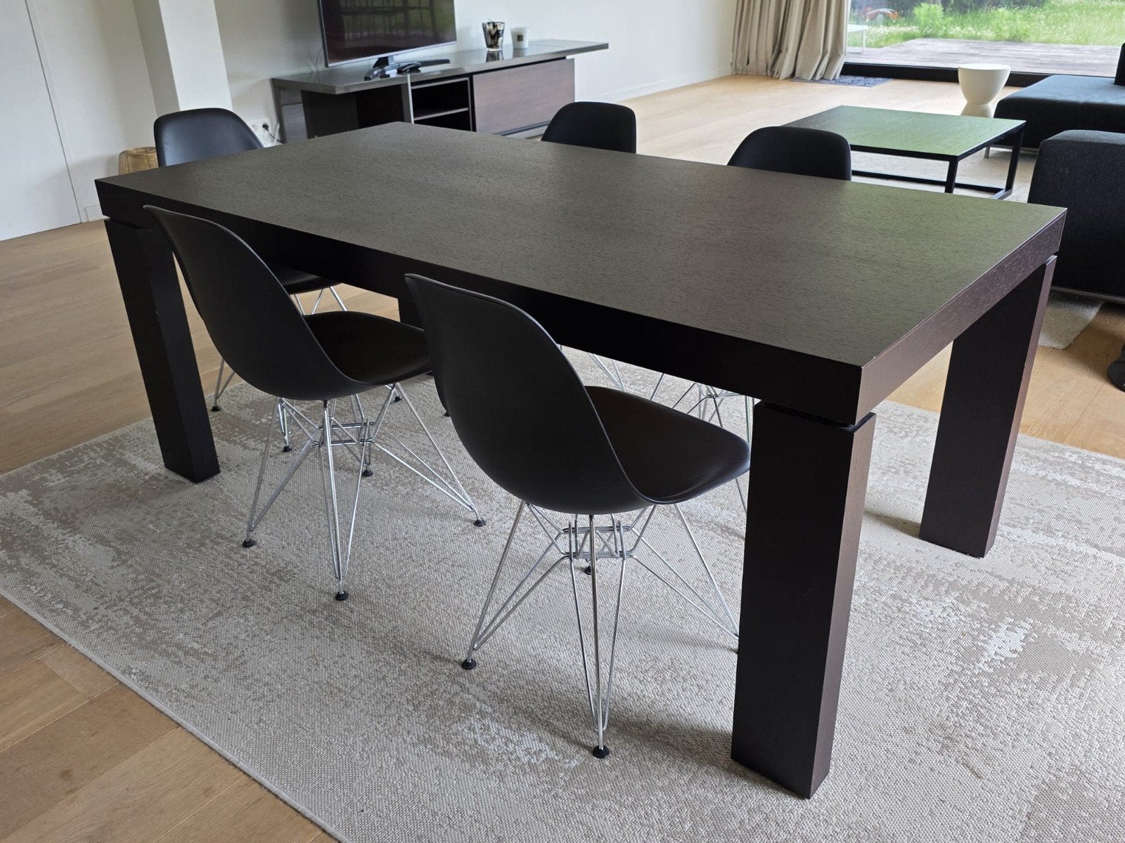 Prachtige design eettafel MOLTENI - uitschuifbaar, Huis en Inrichting, Ophalen