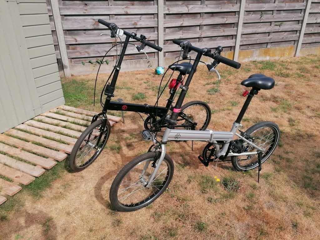 2 x plooifiets, Ophalen, Gebruikt, Versnellingen