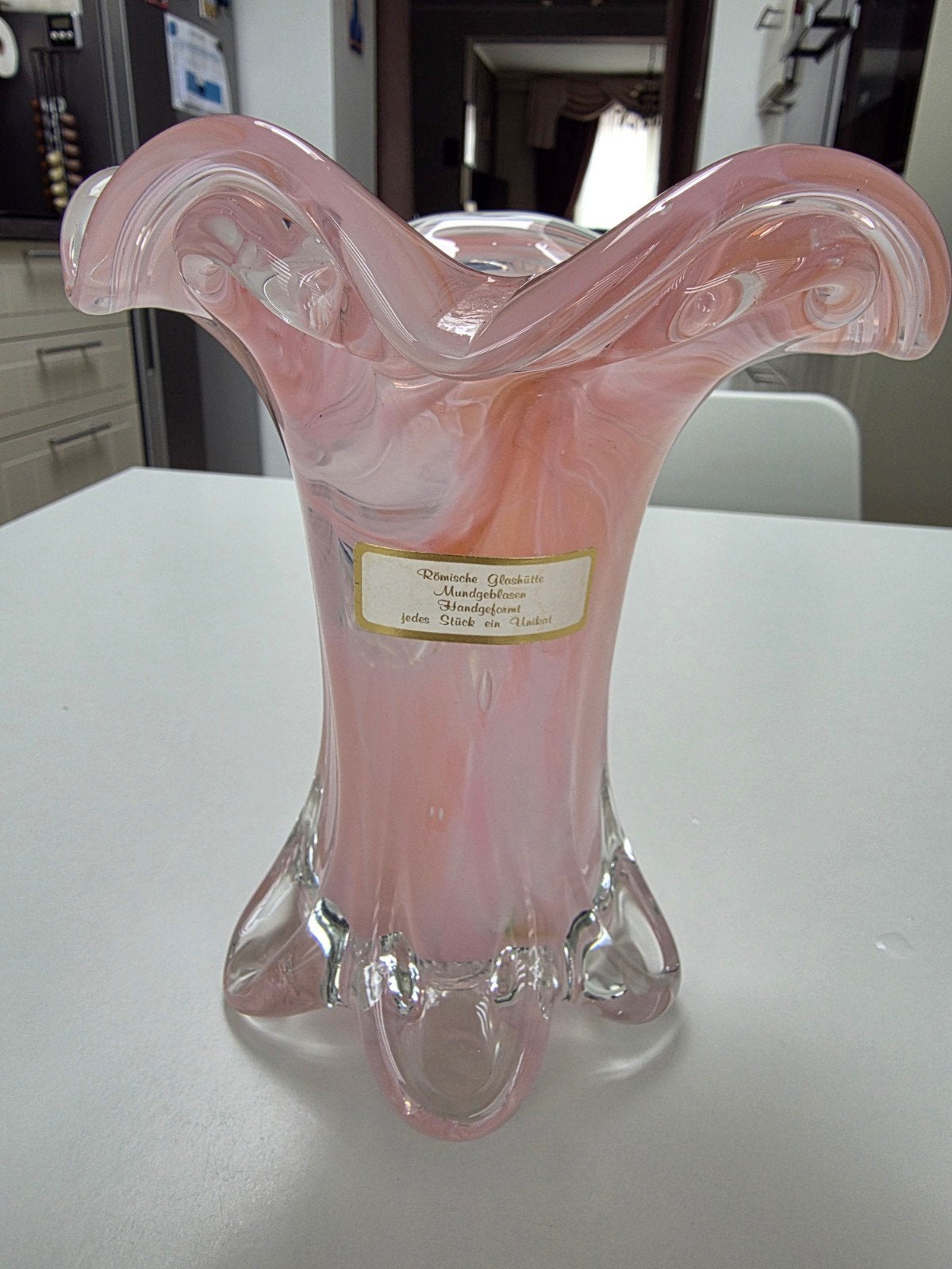 RGD vaas van geblazen glas, Ophalen of Verzenden