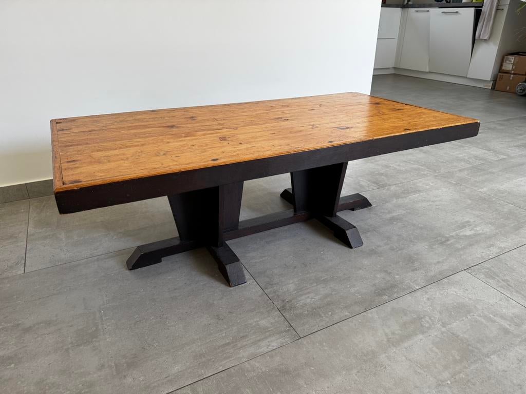 Houten salontafel, Huis en Inrichting, Ophalen, Gebruikt, 100 tot 150 cm, 50 tot 100 cm