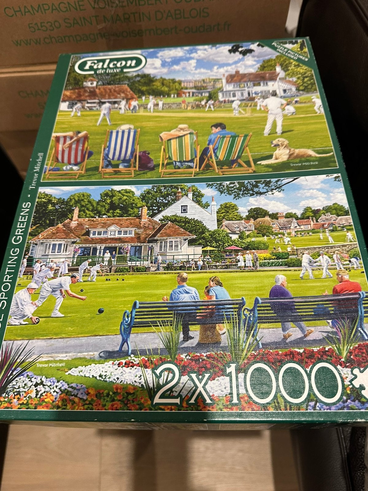 Puzzel falcon 2 x 1000 stukjes, Hobby en Vrije tijd, Denksport en Puzzels, Ophalen of Verzenden, 500 t/m 1500 stukjes, Zo goed als nieuw
