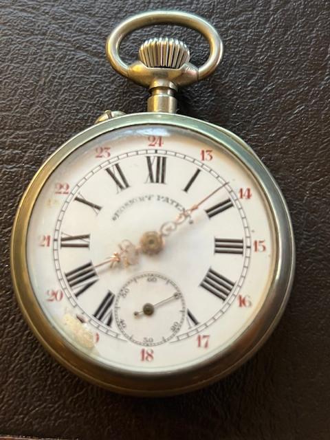 Oud werkend zakhorloge Roskopf, Handtassen en Accessoires, Ophalen, Zakhorloge, Overige merken