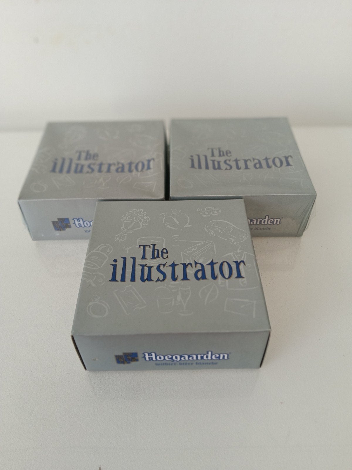 €5 voor 3 nieuwe spellen Hoegaarden illustrator, Enlèvement ou Envoi