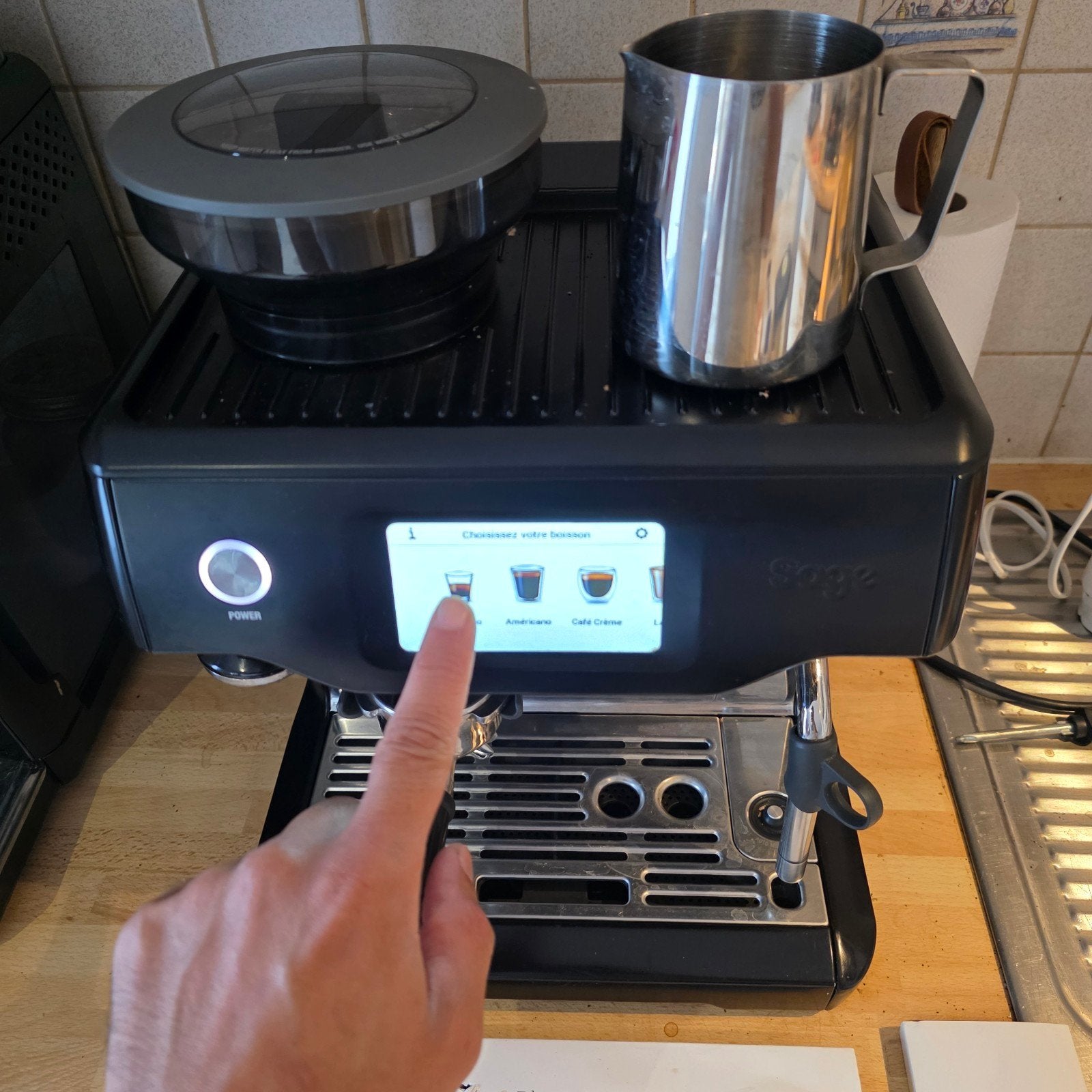 sage touche barista cafetière, Electroménager, Enlèvement ou Envoi