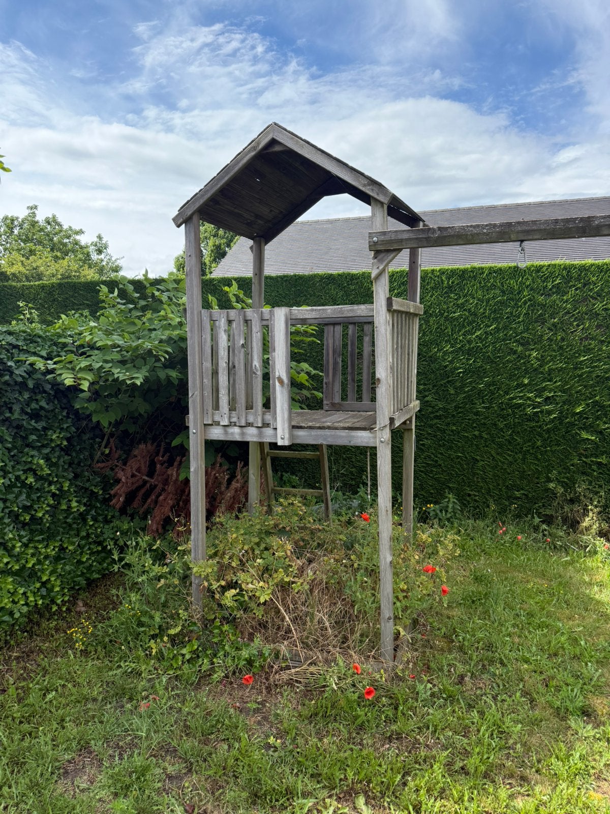 Schommel, Ophalen, Gebruikt, Hout