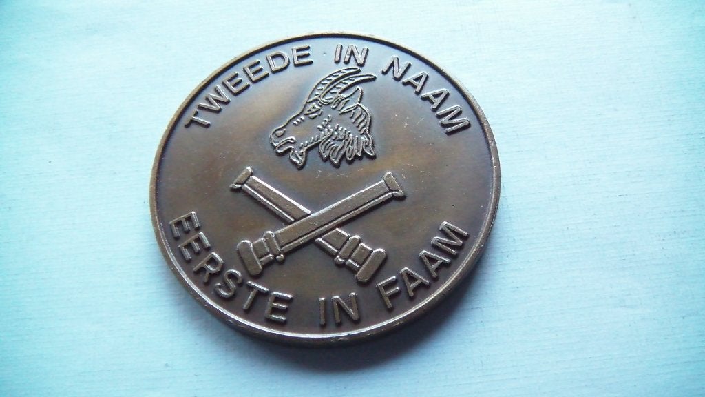 RESERVE ALN médaille artillerieregiment 1986 (50mm), Enlèvement
