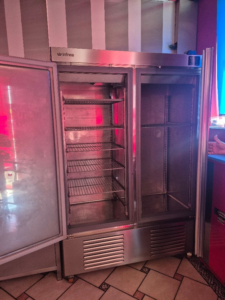 Dubbeldeurse koelkast, Zakelijke goederen, Ophalen, Gebruikt, Koelen en Vriezen