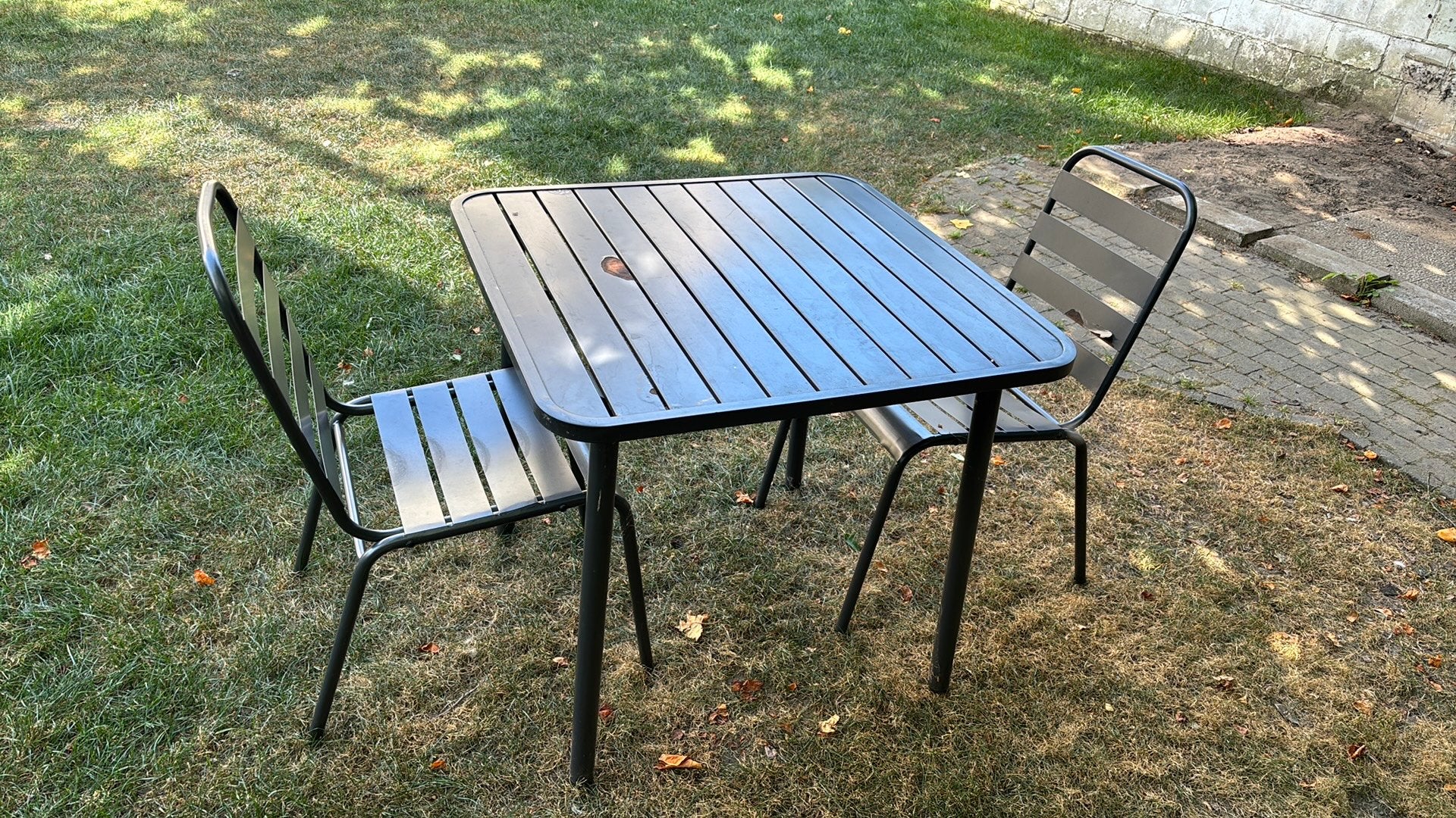 Terrastafel, Tuin en Terras, Ophalen, Gebruikt, 2 zitplaatsen