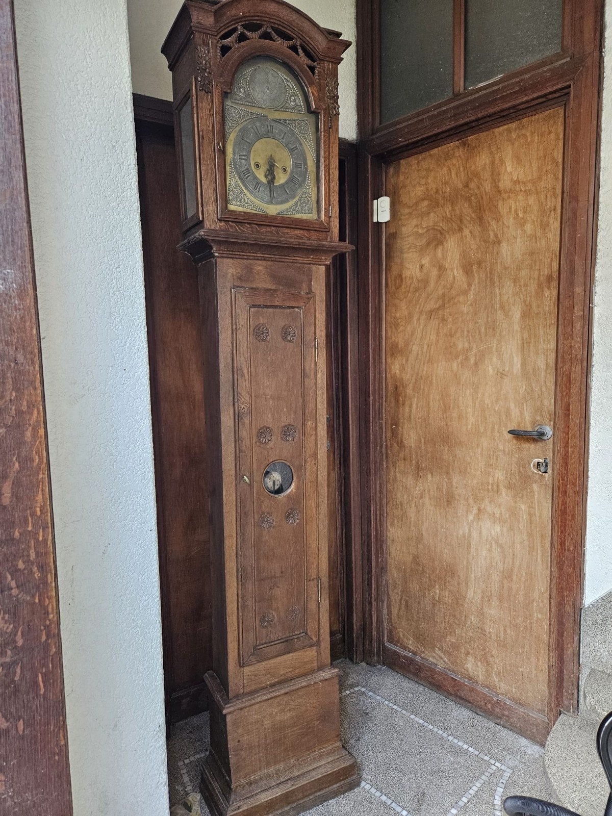 Contoise ou horloge de parquet chêne massif 1789, Enlèvement