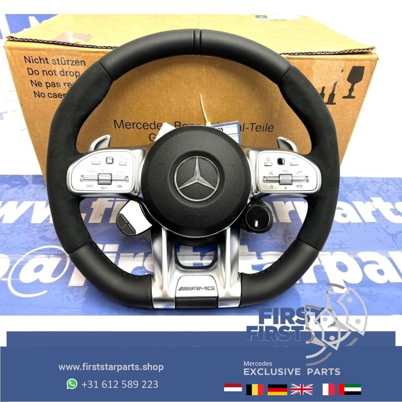 2022 AMG STUUR + AIRBAG A45 CLA45 C63 E63 GLC63 GLE63 GT63 G, Gebruikt, -, Ophalen of Verzenden, -