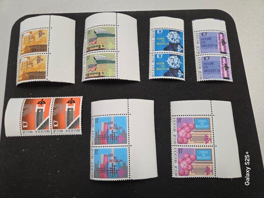 Set nieuwe postzegels „Made in Belgium -1981", Ophalen, Met stempel, Frankeerzegel, Postfris