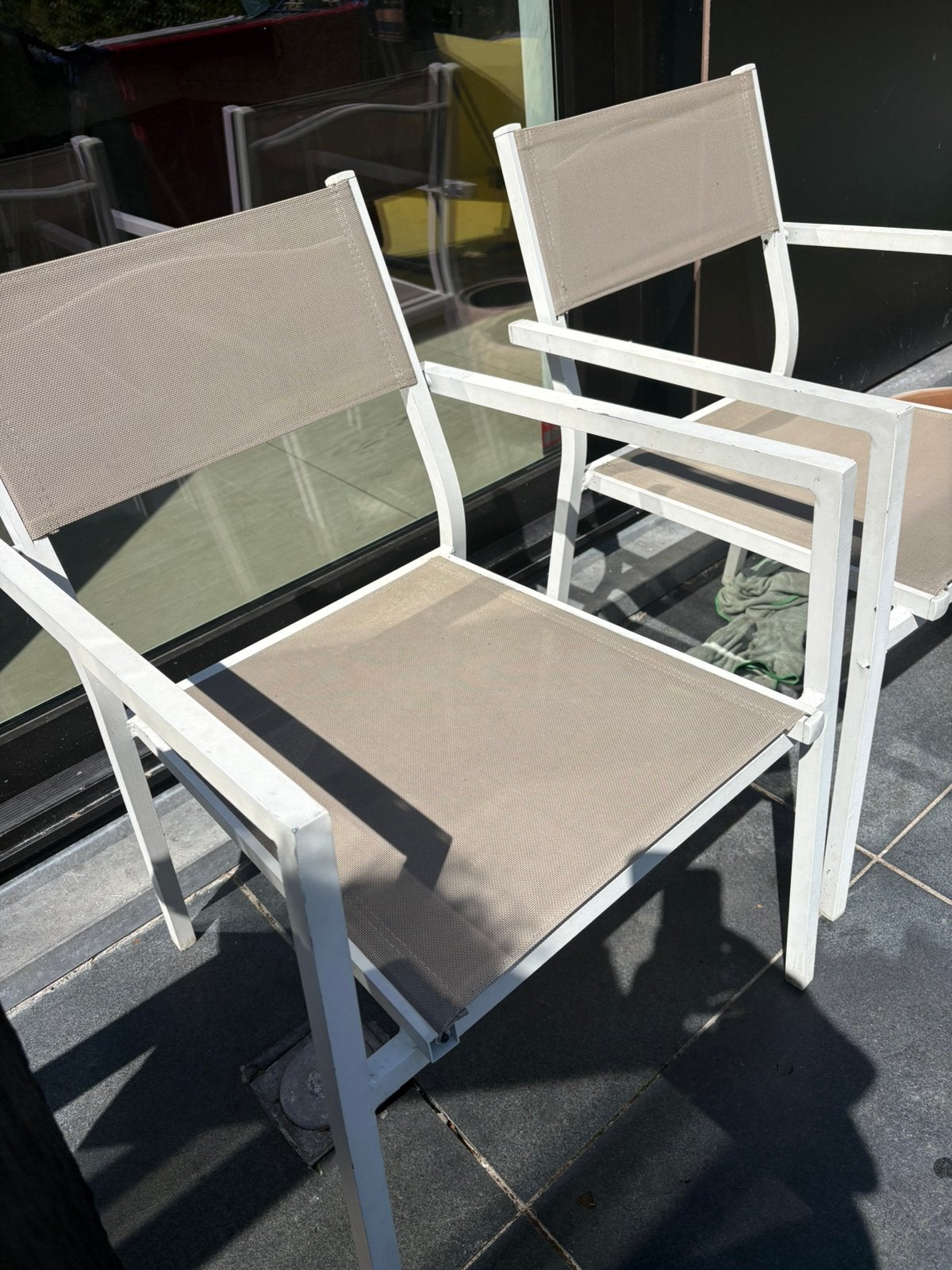 Tuinstoelen, Ophalen, Gebruikt