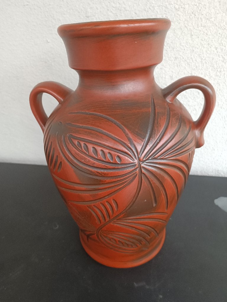 Grote geglazuurde terracotta pot, Antiek en Kunst, Ophalen