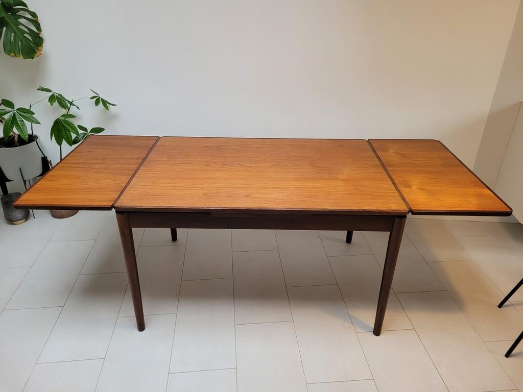 VINTAGE Uitschuifbare eettafel Cees Braakman voor Pastoe, Huis en Inrichting, Ophalen