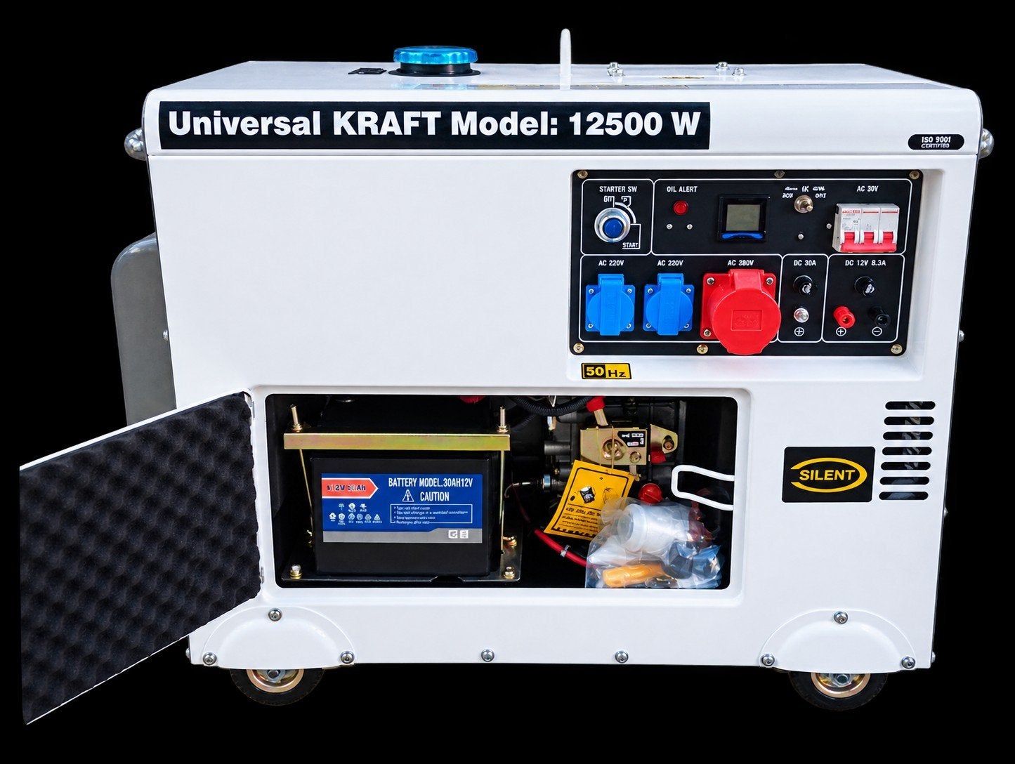 stroomgroep/generator Diesel 12500w nieuw gratis Levering, Nieuw, Ophalen of Verzenden, 10 tot 30 kVA, Elektrisch startend