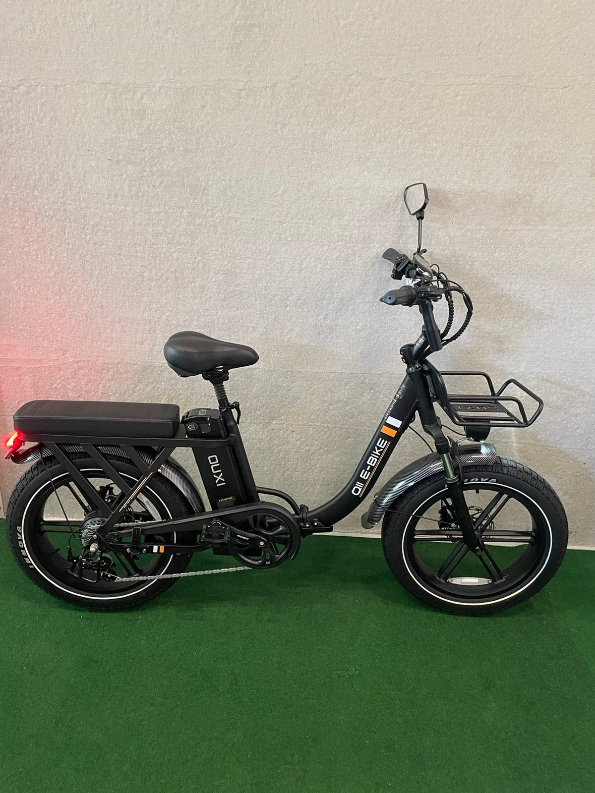 Nieuwe Ouxi Q11 elektrische vouwfiets met extra brede banden, Enlèvement, Neuf, Frein à disque, Vitesses