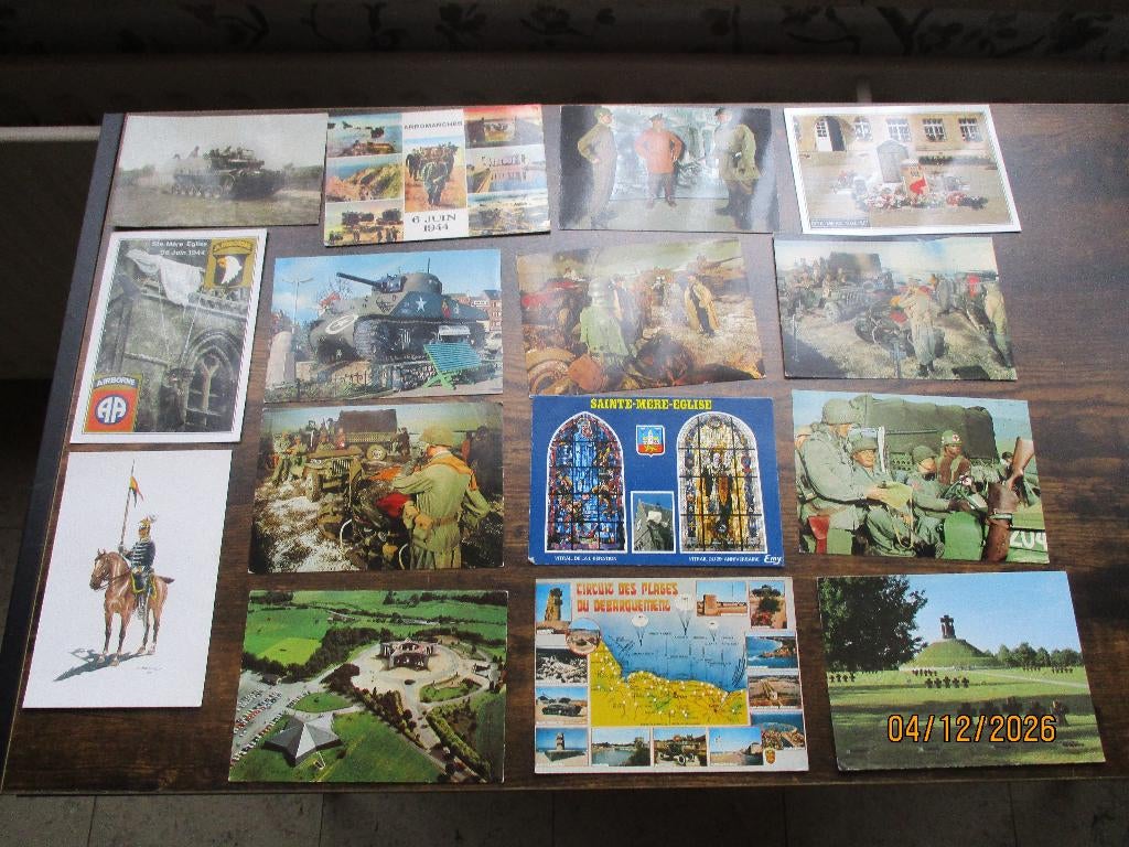 Lot de cartes postales militaires. (22 pièces), Envoi