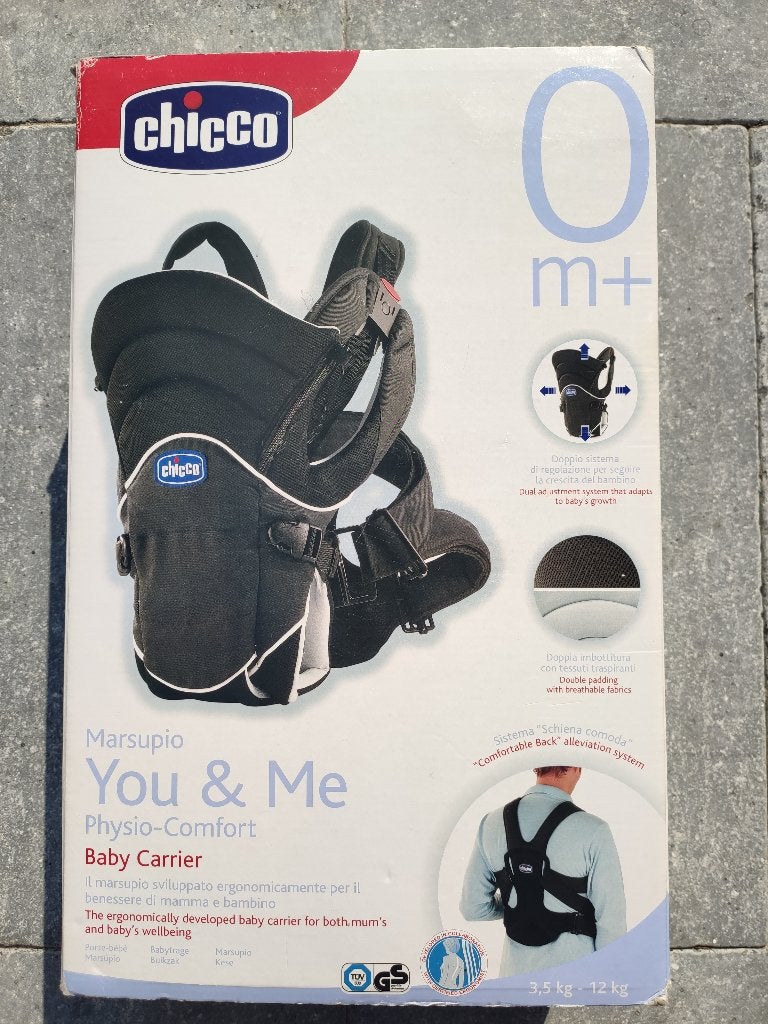 Porte-bébé Chicco You & Me, Porte-bébé, Comme neuf, Ventre, Enlèvement