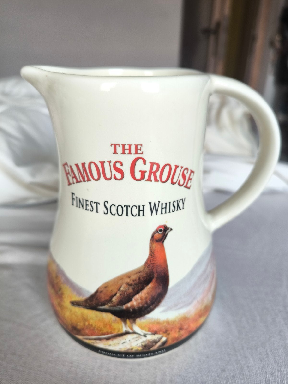 Vintage The Famous Grouse Waterkan – Castle Ceramics (Jaren, Enlèvement ou Envoi, Comme neuf, Porcelaine