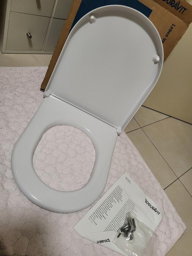 Wc bril merk duravit., Doe-het-zelf en Bouw, Ophalen, Toilet