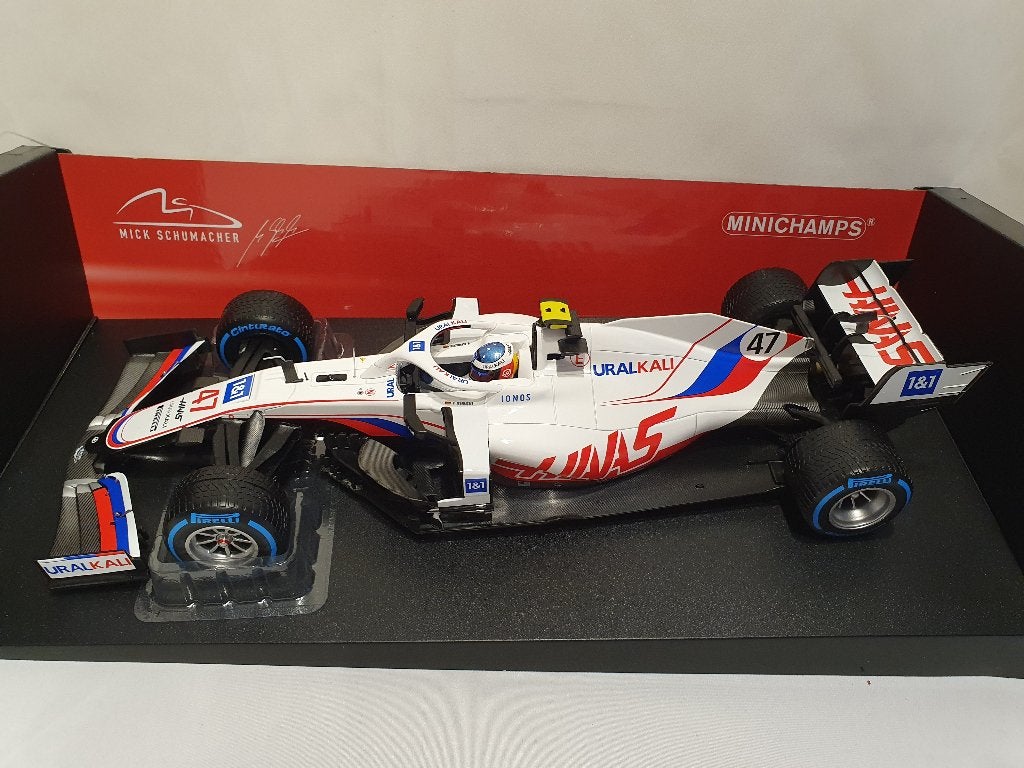 Mick Schumacher Haas F1 Team VF-21 GP de Belgique 2021 1:18, Enlèvement ou Envoi, Neuf, Voiture, MiniChamps