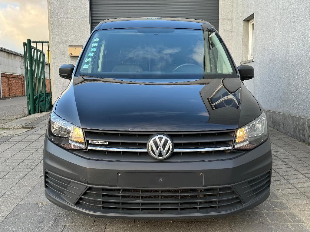 VW CADDY 1.4 TGI CNG+BENZINE 2020 GARANTIE 82000 KM ADNROID, Autos, Cuir, Euro 6, Entreprise, 2 places